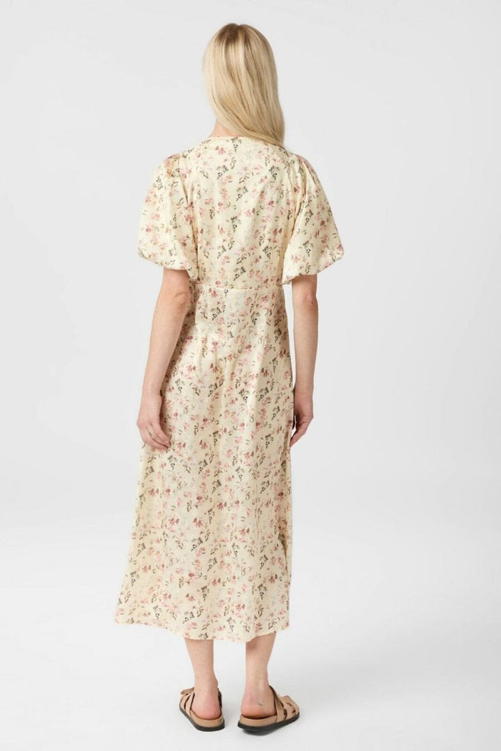 Forudbestilling - Neo Noir - Illana Flower Print Dress 165121 - 122 - Creme