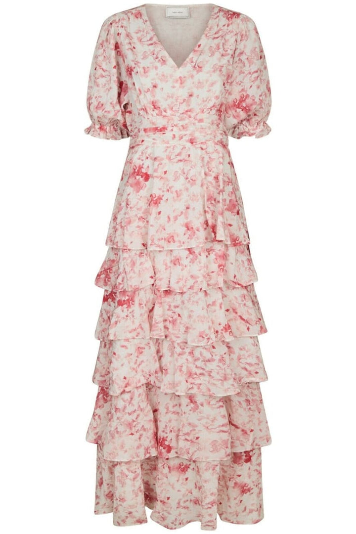 Forudbestilling - Neo Noir - Noorie Blur Print Dress 165348 - 160 - Red Kjoler 