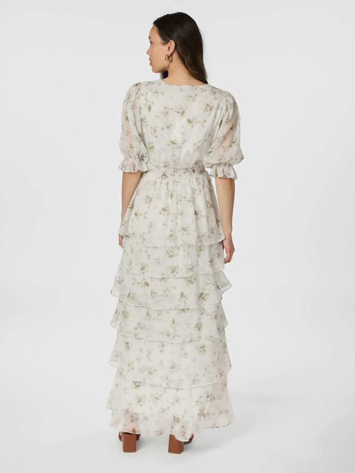 Forudbestilling - Neo Noir - Noorie Flower Dress 165005 - 121 - Off White Kjoler 