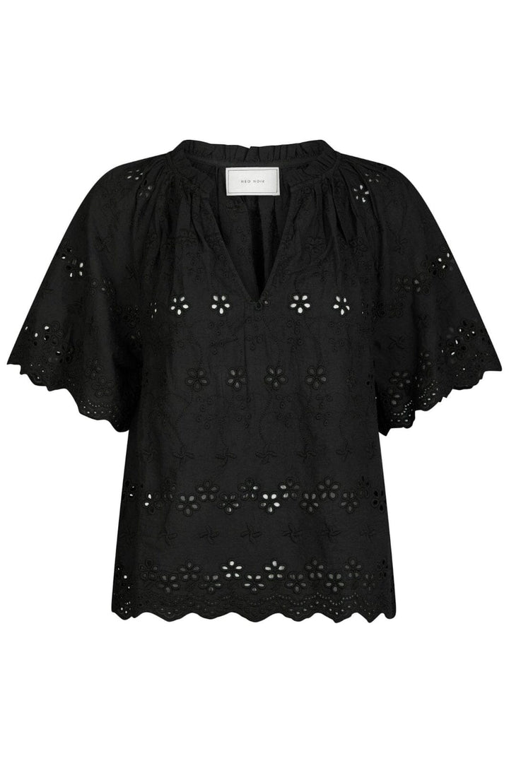 Neo Noir - Odet Embroidery Blouse 165172 - 100 - Black