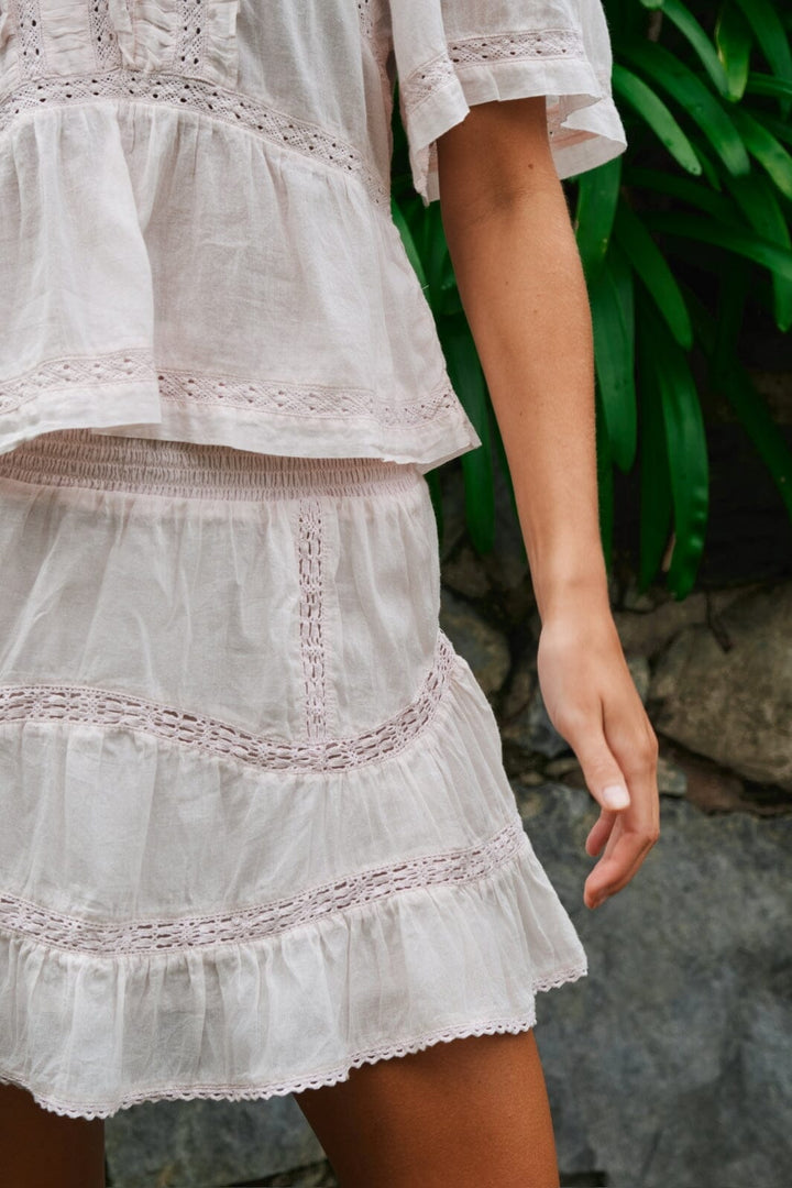 Forudbestilling - Neo Noir - Robby S Voile Skirt 161128 - 754 - Light Pink Nederdele 