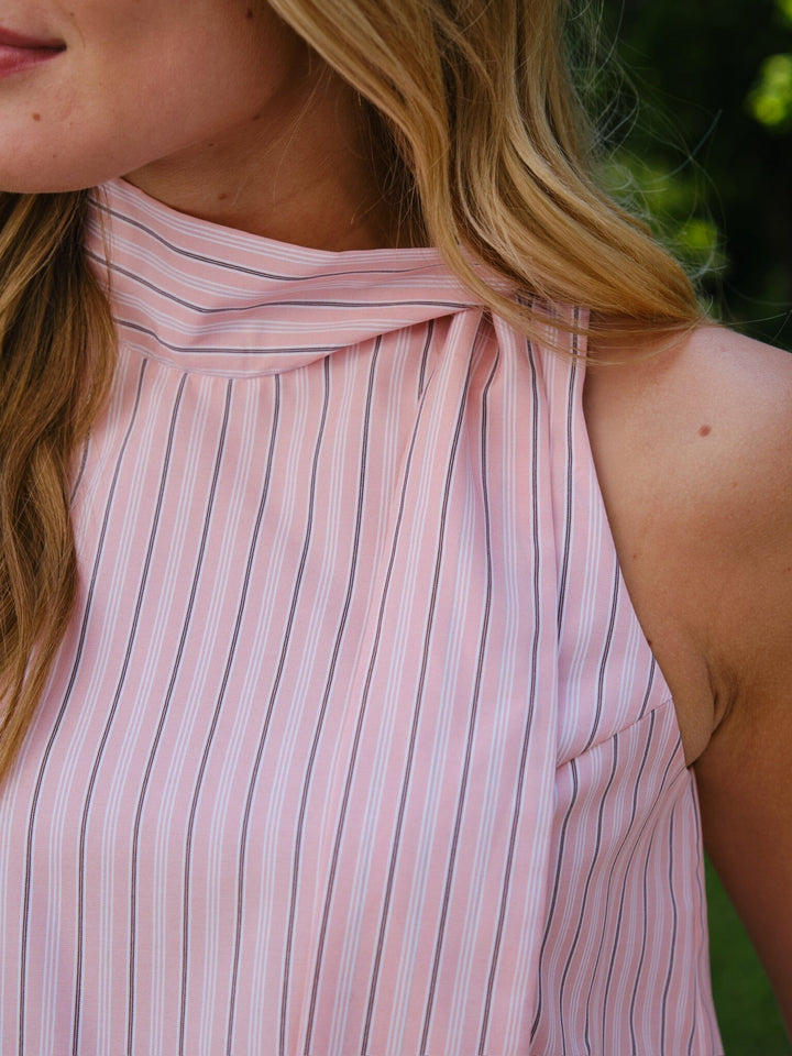 Forudbestilling - Neo Noir - Veda Stripe Top 165002 - 165 - Rose Toppe 