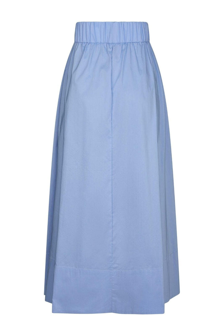Neo Noir - Yara Long Poplin Skirt 163076 - 554 - Sky Blue