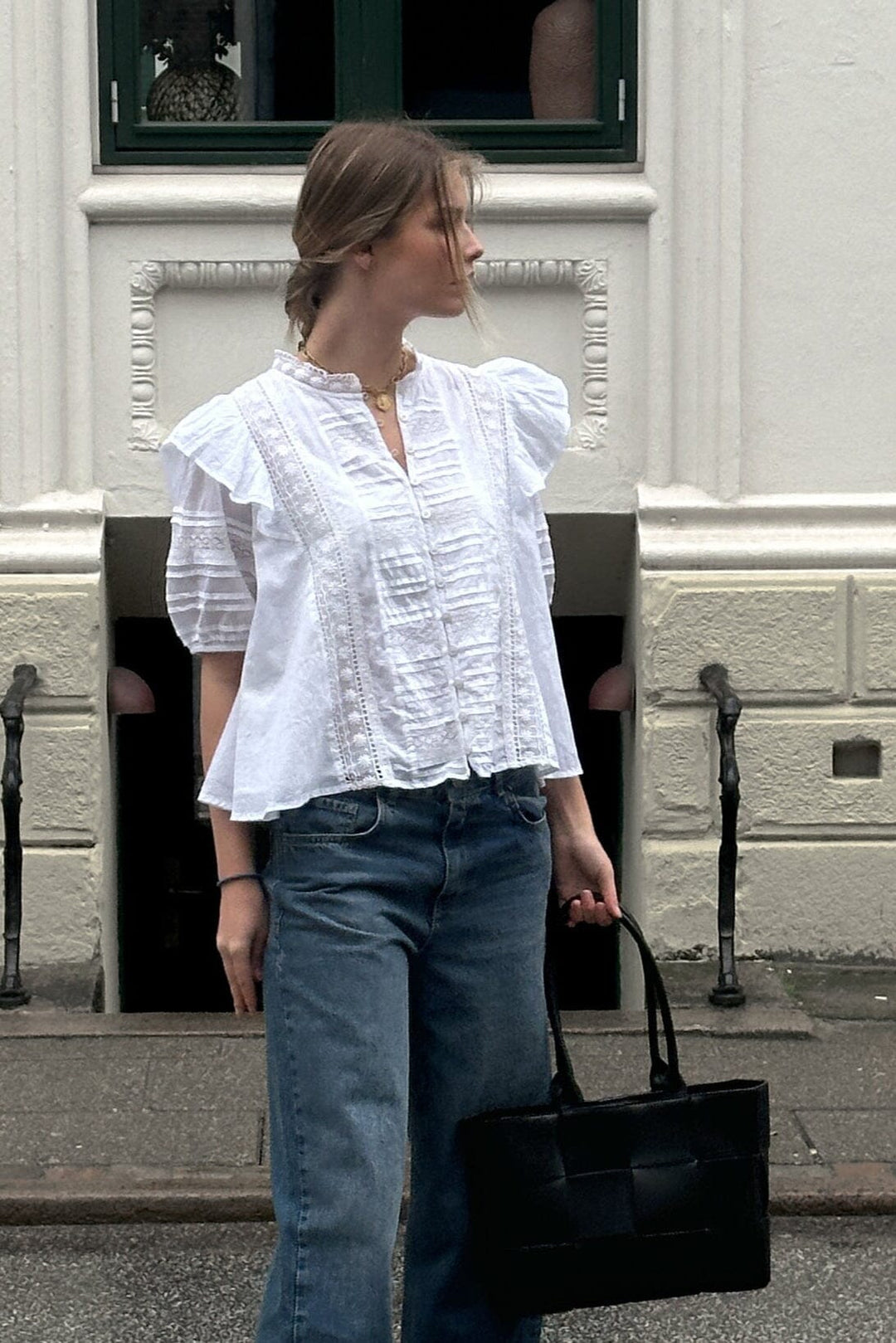 Forudbestilling - Noella - Keshondra Blouse - 1249 White Bluser 