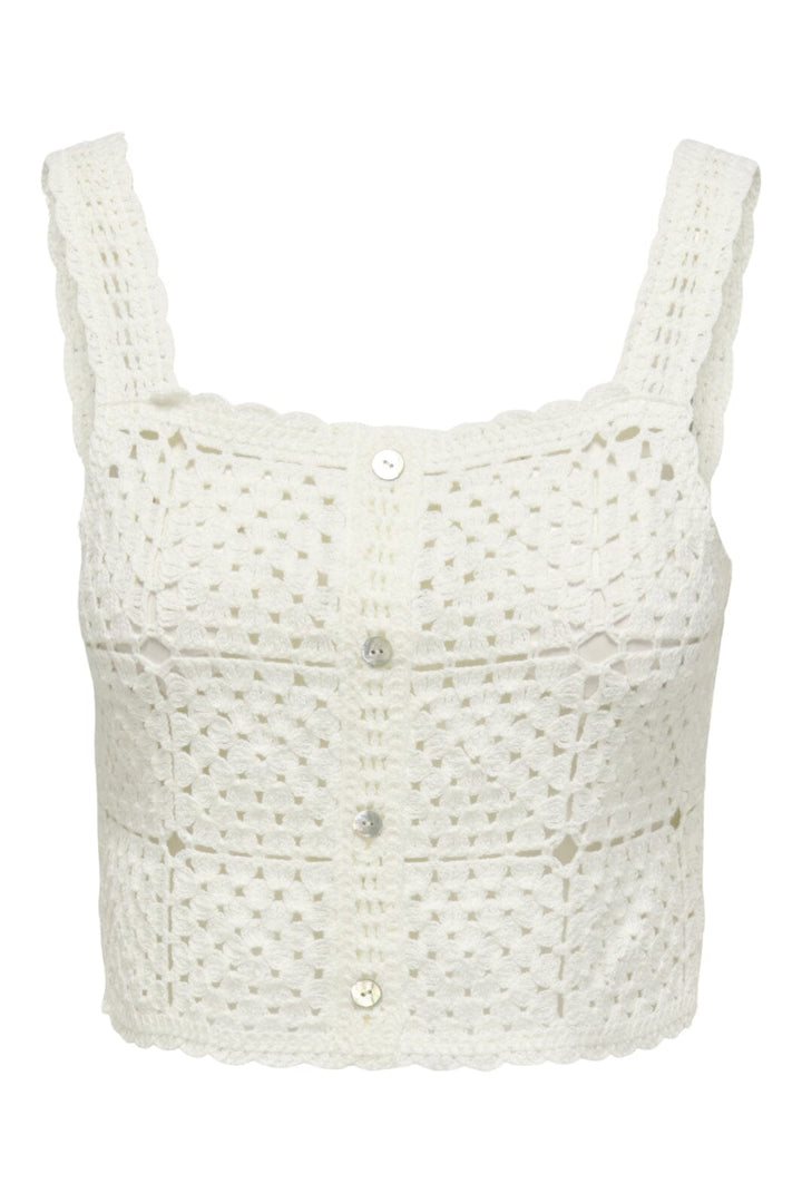 Forudbestilling - Only - Onlamari S/L Top - 4736982 Egret