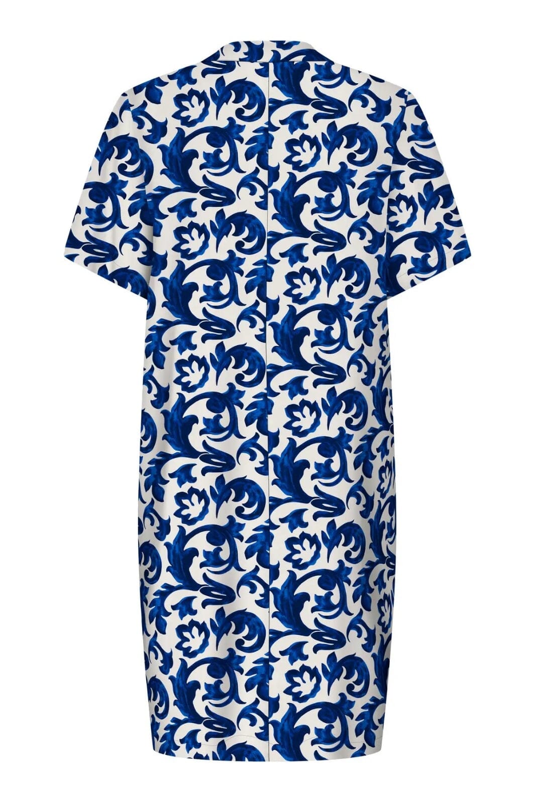 Forudbestilling - Only - Onlsusi Life Ss V-Neck Tunic Dress Wnn - 4881776 Beacon Blue Ornaments