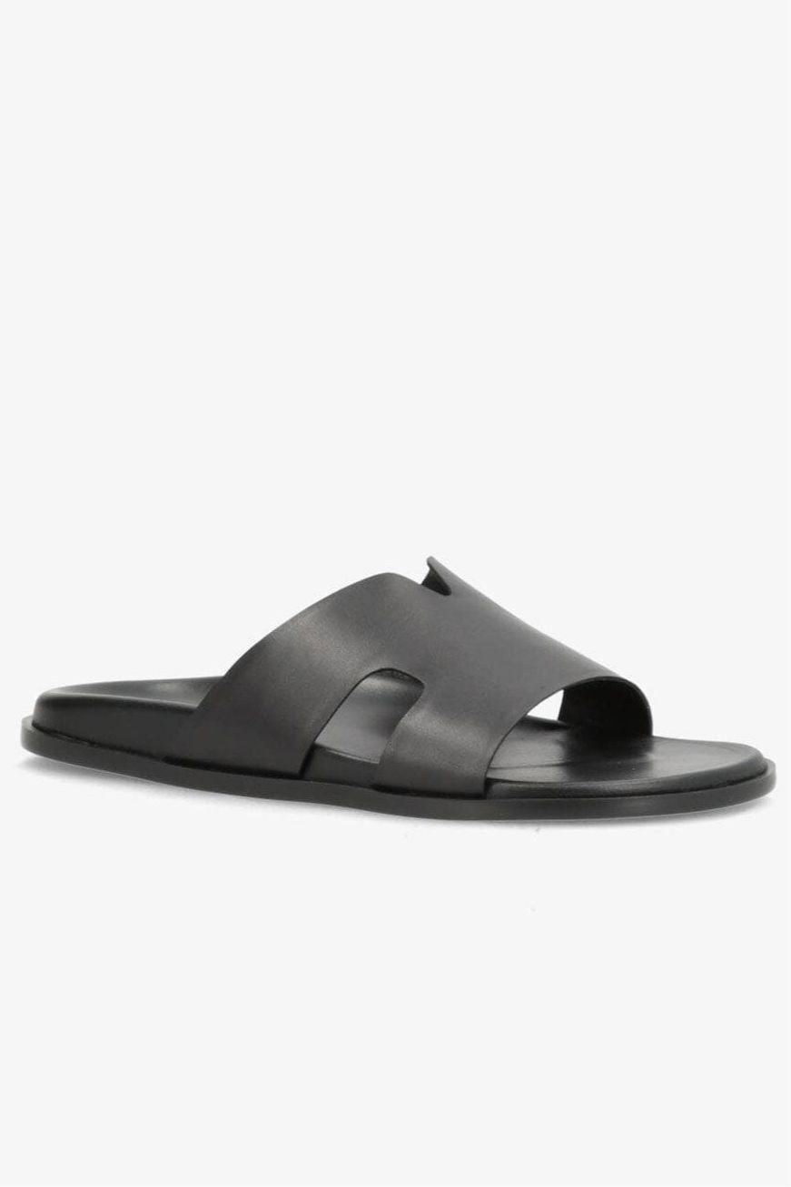 Forudbestilling - Phenumb Copenhagen - Rae Leather SD-4008 - Black Sandaler 