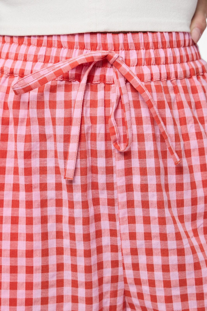 Pieces - Pcliliane Wide Pants - 4953081 Ballerina Red