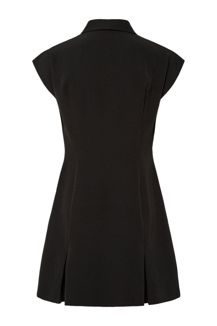Pieces - Pcmorgan Sl Short Zip Dress - 4864747 Black