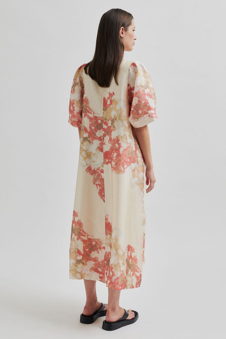 Forudbestilling - Second Female - Lugana Maxi Dress 59702 - Spiced Coral Kjoler 