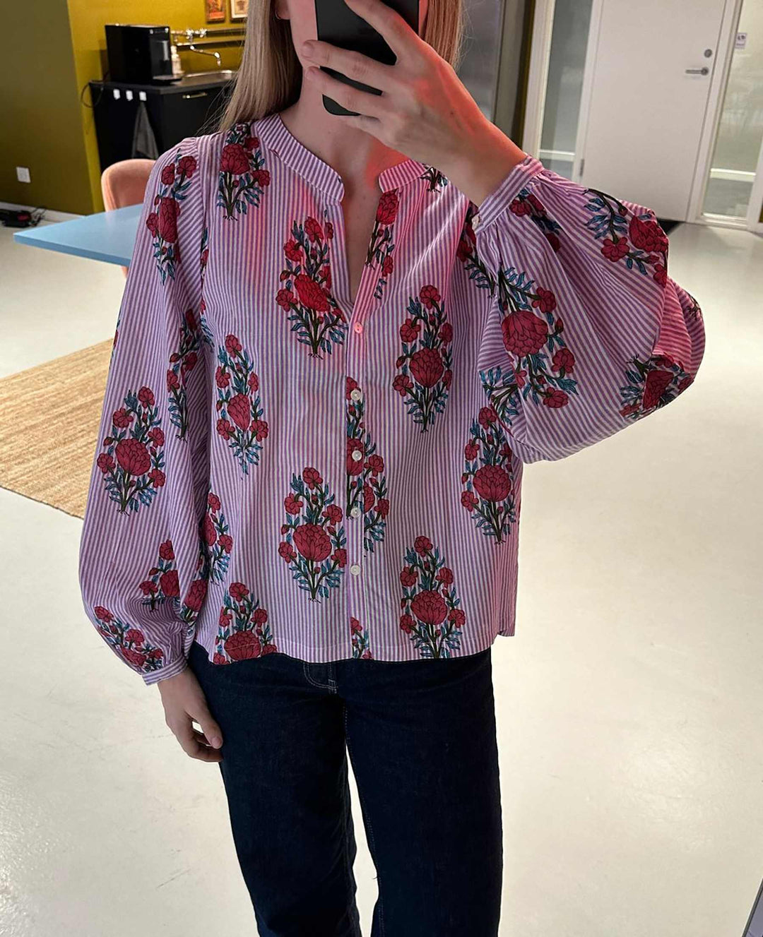 Forudbestilling - Sissel Edelbo - Lara Top SE 1655 - Poetic Purple Skjorter 
