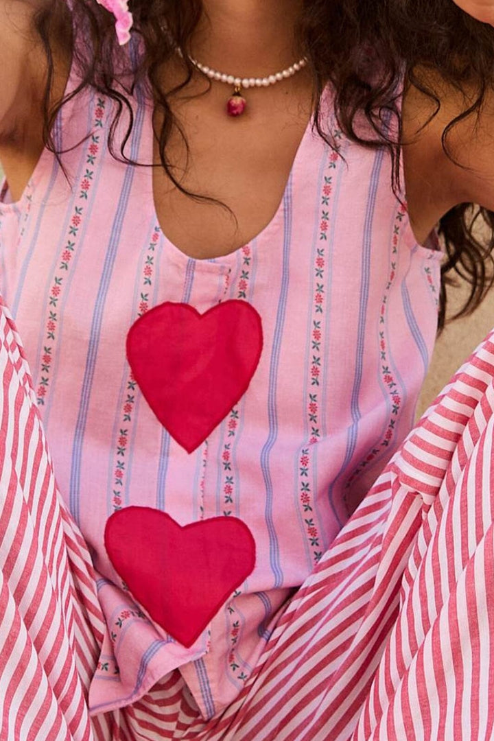 Sissel Edelbo - Sweetheart Strap Top SE 1633 - Vintage Rose