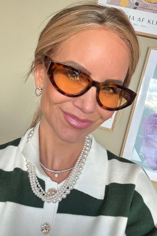 Forudbestilling - Valentin Studio - Audrey 1-001 - Tortoise Yellow Solbriller 