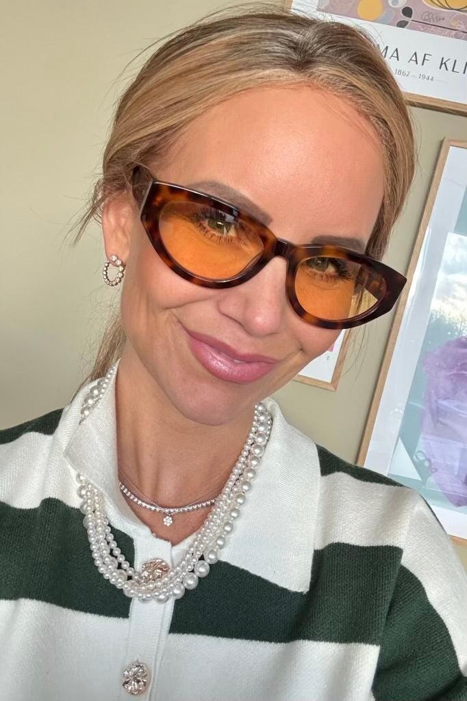 Forudbestilling - Valentin Studio - Audrey 1-001 - Tortoise Yellow Solbriller 