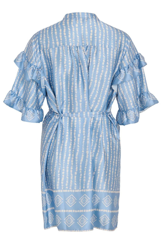 Forudbestilling - Vila - Vikavas 2/4 Frill Dress - 4927929 Kentucky Blue Birch