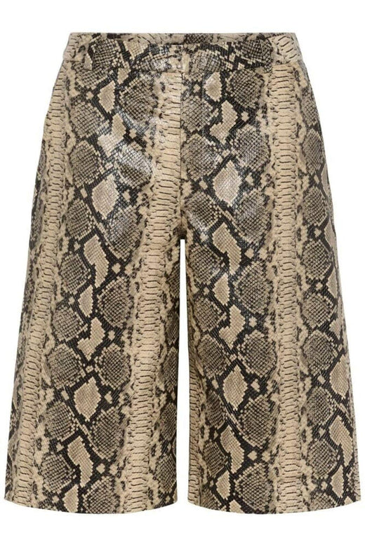 Gestuz - Gzallis Snake Shorts 10911123 - 109237 - Pale Khaki Snake Shorts 