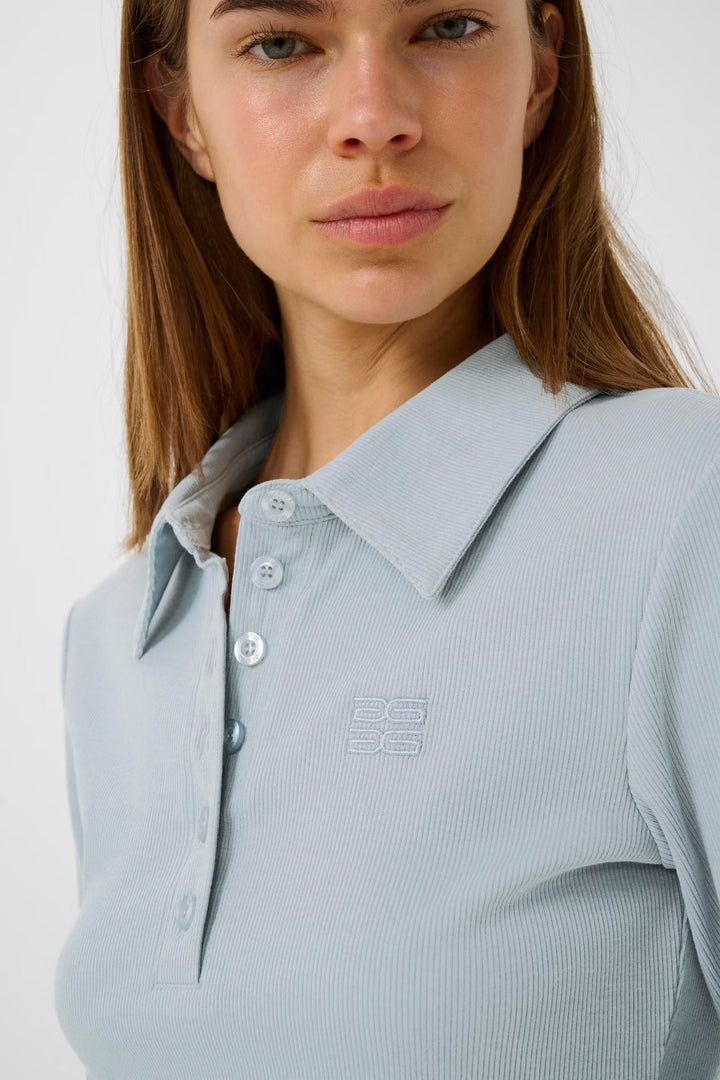 Gestuz - Gzdrew Polo Top 10910593 - 100648 - Grey Blue Toppe 