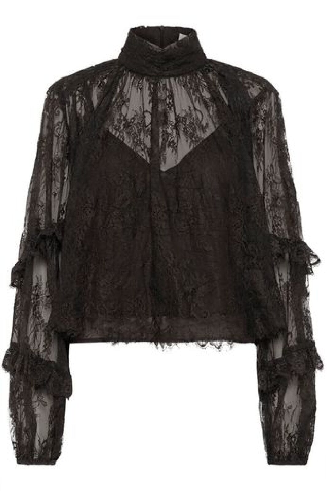 Gestuz - Gzlami Blouse 10910810 - 191018 - Ganache Bluser 