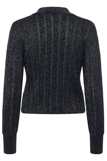 Gestuz - Gzmabel Cardigan 10910756 - 108647 - Black With Lurex Cardigans 