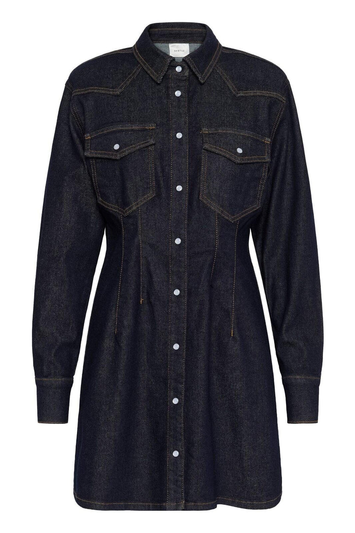 Gestuz - Gzmae Dress 10910869 - 102429 - Dark Blue Rinse Kjoler 