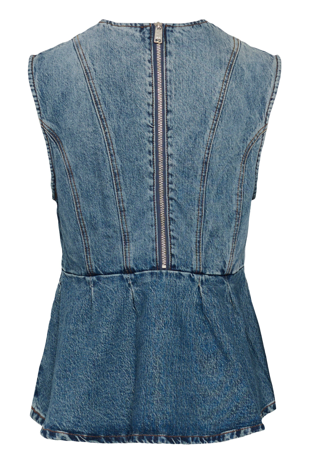 Gestuz - Gzmelu Sl Top 10911346 - 109598 - Classic Mid Blue Wash Toppe 