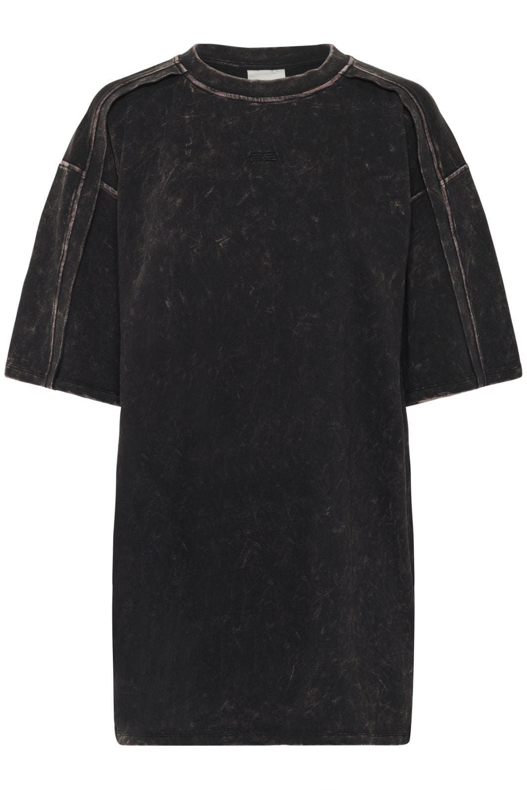 Gestuz - Gzneia Oz Tee 10910657 - 108377 - Black Brown Washed T-shirts 