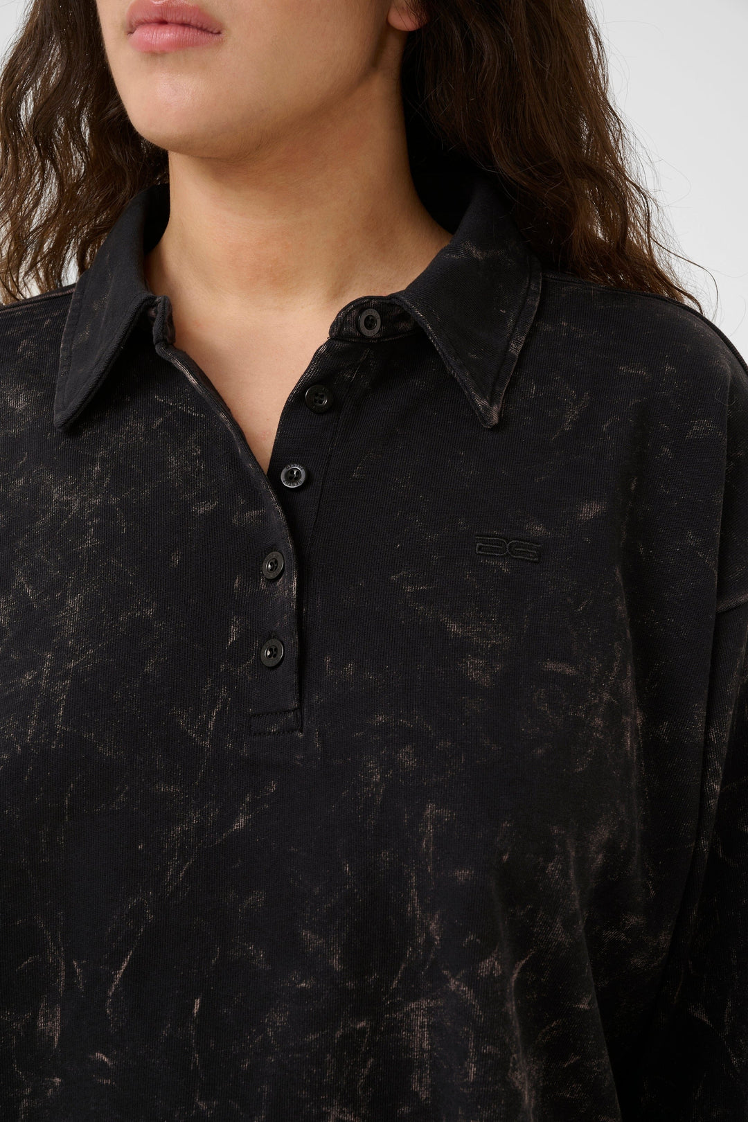 Gestuz - Gzneia Polo 10910662 - 108377 - Black Brown Washed Skjorter 