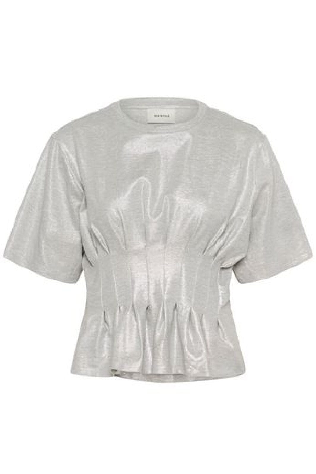 Gestuz - Gzpamila Tee 10910766 - 108672 - Lgm / Silver Glitte Foil T-shirts 