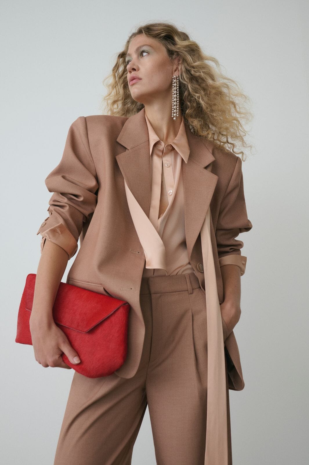 Gestuz - Gzpaula Oz Blazer 10910614 - 109220 - Burnt Marple Sugar Melange Blazere 