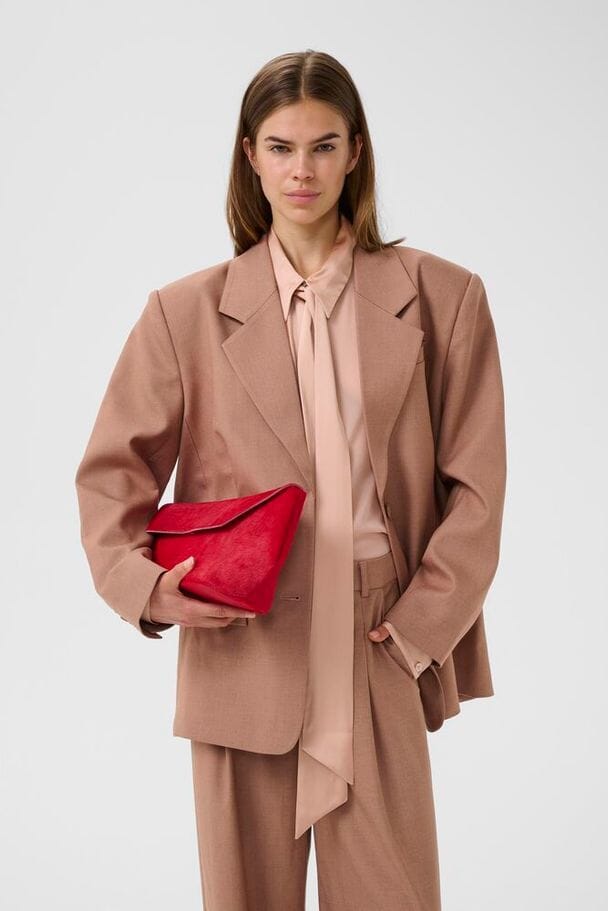 Gestuz - Gzpaula Oz Blazer 10910614 - 109220 - Burnt Marple Sugar Melange Blazere 