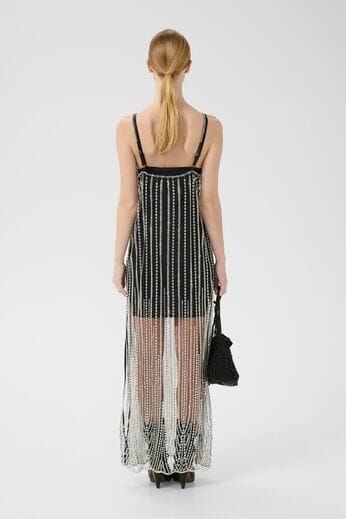 Gestuz - Gzsibba Dress 10910697 - 103434 - Black/Silver Kjoler 