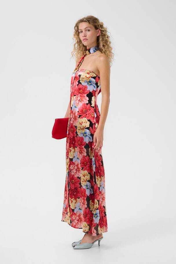 Gestuz - Gzsigrida P Silk Dress 10911030 - 109158 - Dessert Flower Multi Kjoler 