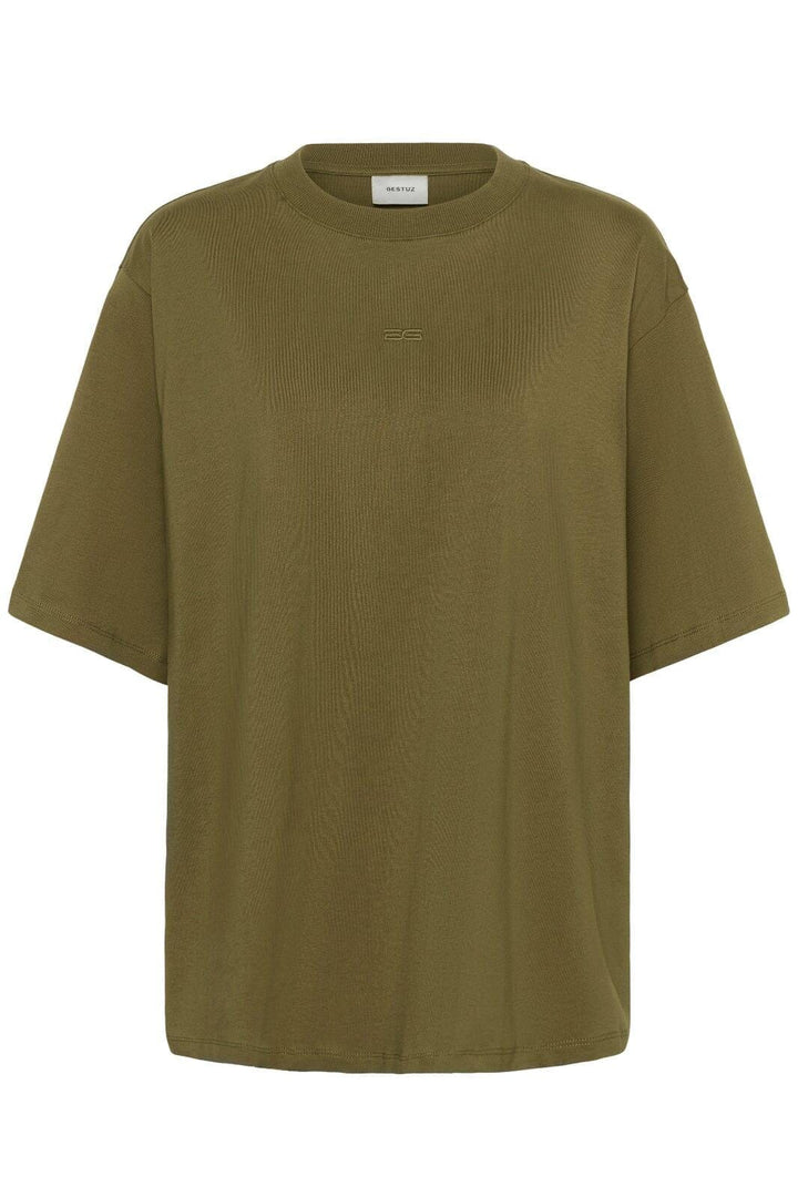 Gestuz - Gztimune Tee 10911405 - 190622 - Military Olive T-shirts 
