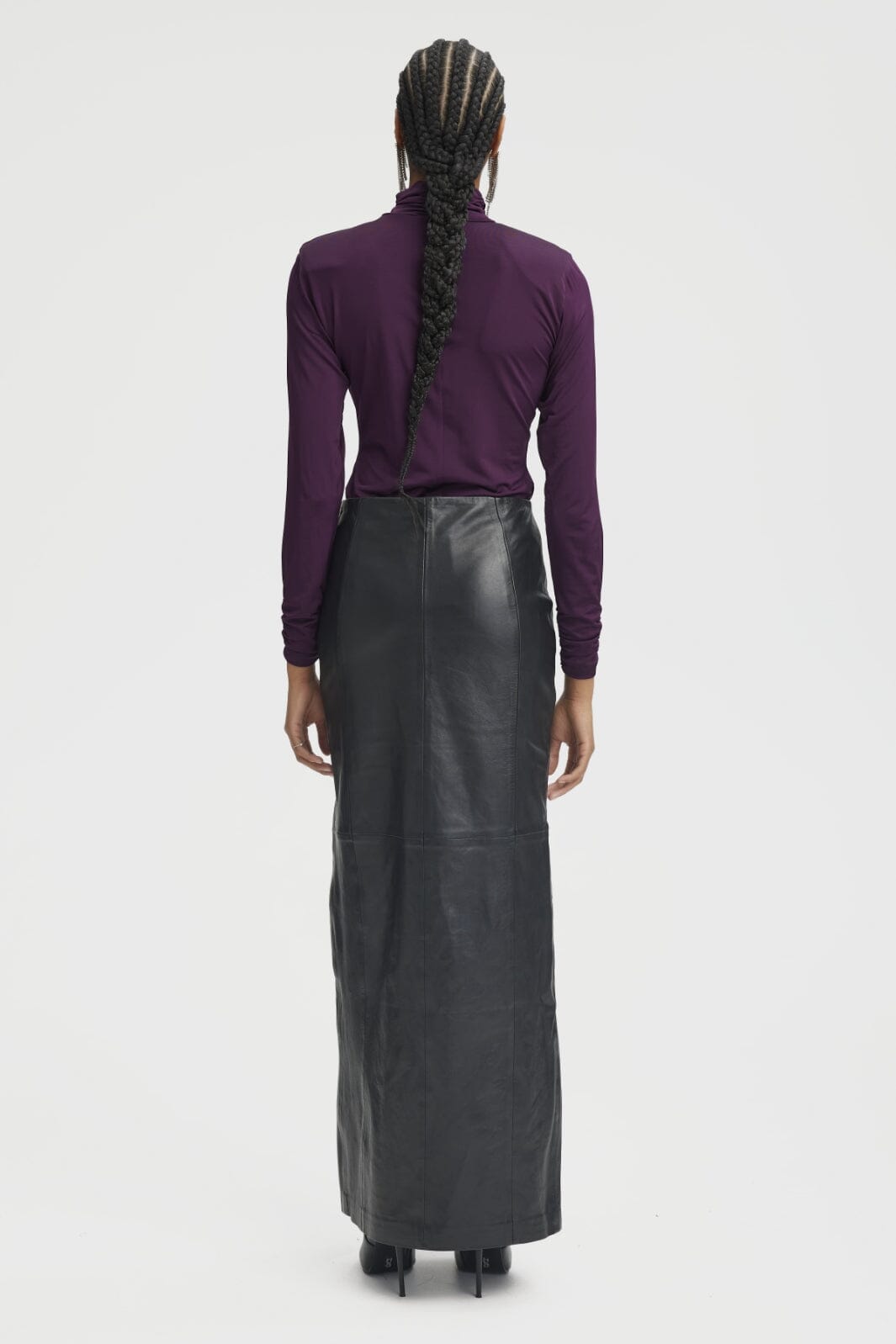 Gestuz - RodaniGZ HW long skirt - Black Nederdele 