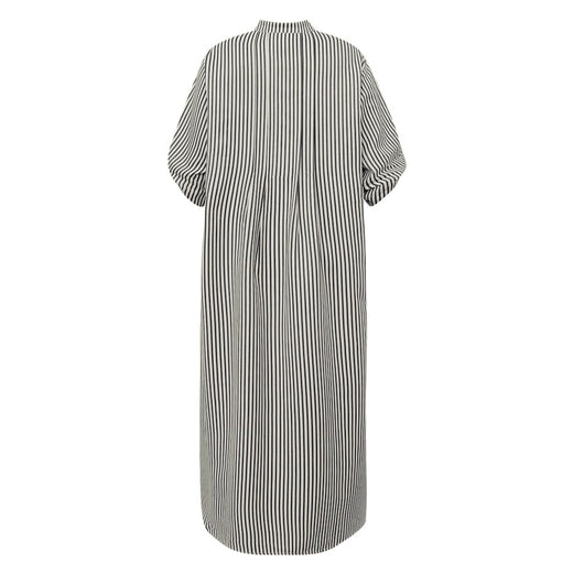 Gossia - Alexago Jo Shirt Dress G1989 - Creme Navy Stripes Kjoler 