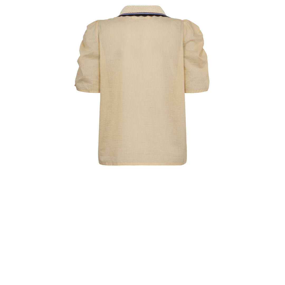 Gossia - Allygo Blouse G2811 - Soft Lemon Stripes Bluser 