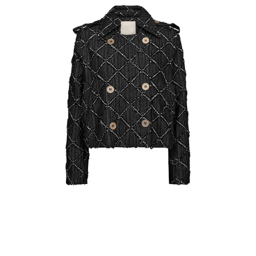 Gossia - Angeliego Jacket G2717 - Black/Offwhite Jakker 