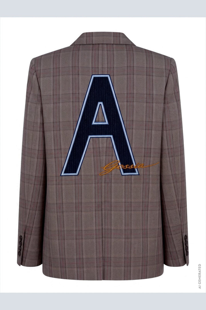 Gossia - Beatricego Blazer G3322 - Brown Red Checks