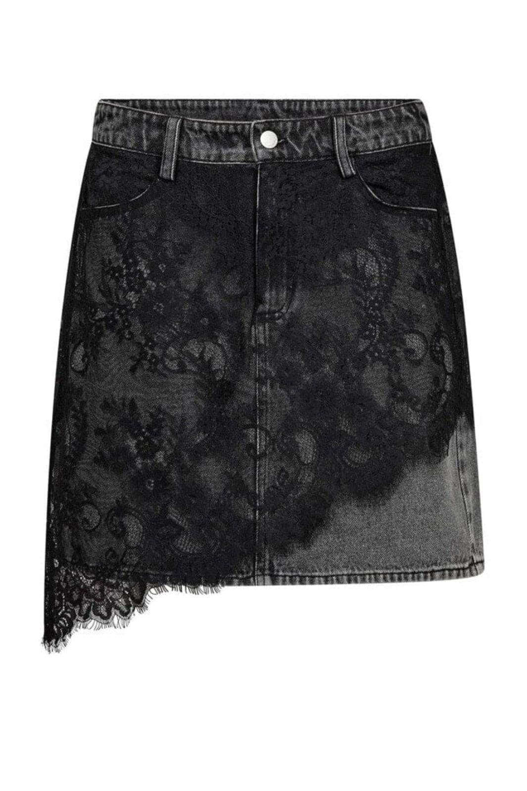 Gossia - Coralinego Jeans Skirt G2976 - Grey Washed