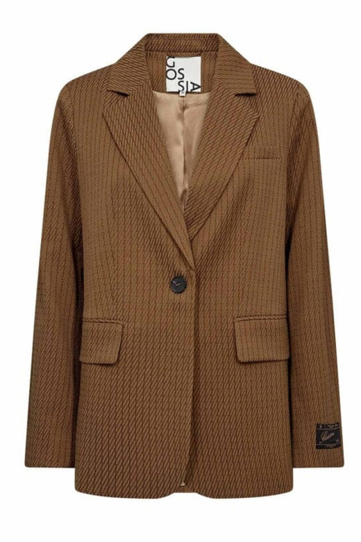Gossia - Gajago Blazer G3105 - Caramel Checks