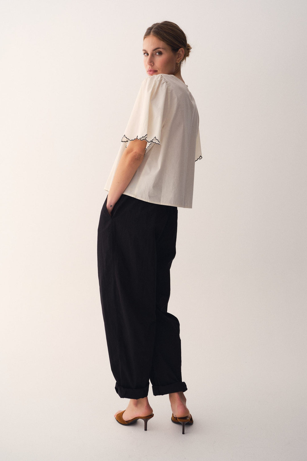 Gossia - Gittgo Blouse G2863 - Creme Bluser 