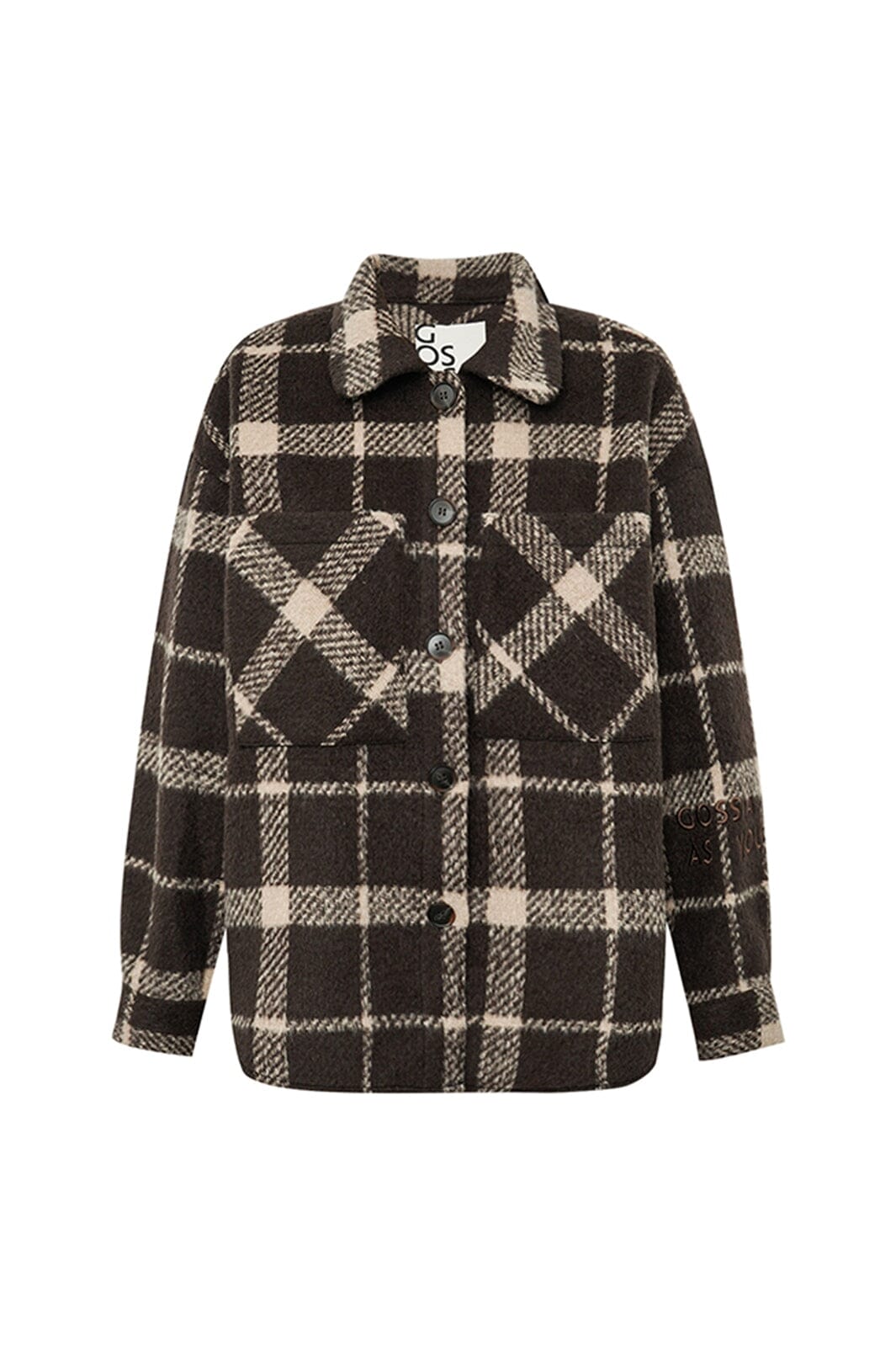 Gossia - Icego Shirt Jacket G3212 - Brown Checks