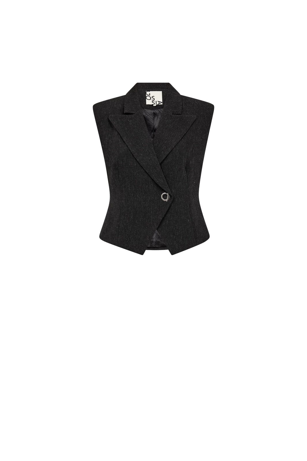 Gossia - Lianago Waistcoat G3086 - Black Melange