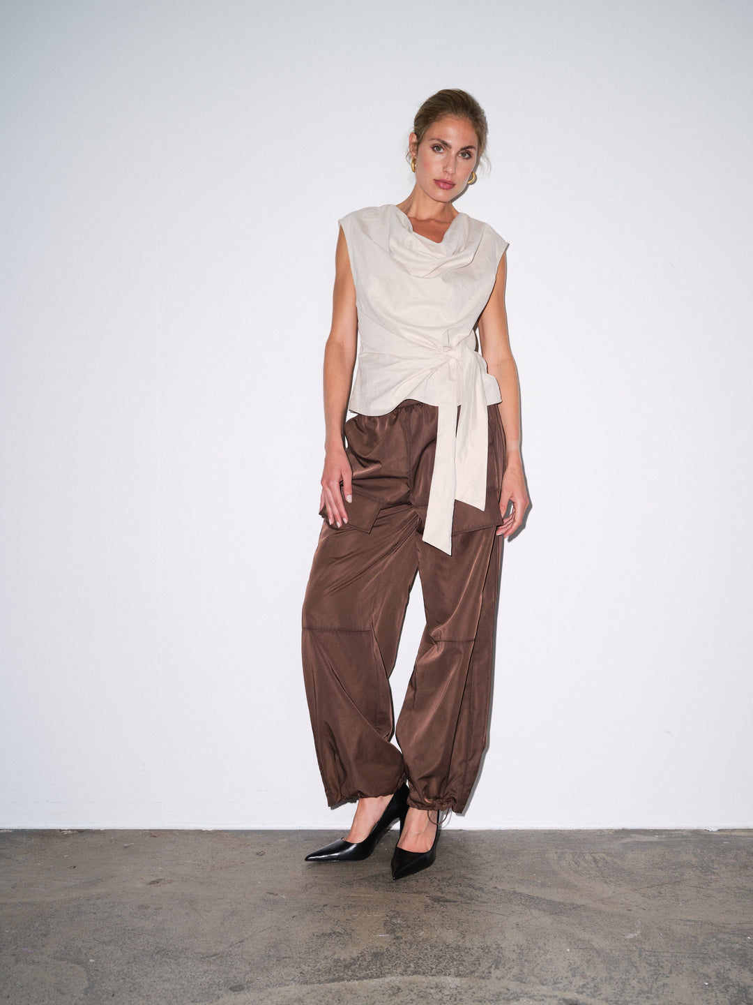 Gossia - Miego Pants G2836 - Brown Bukser 