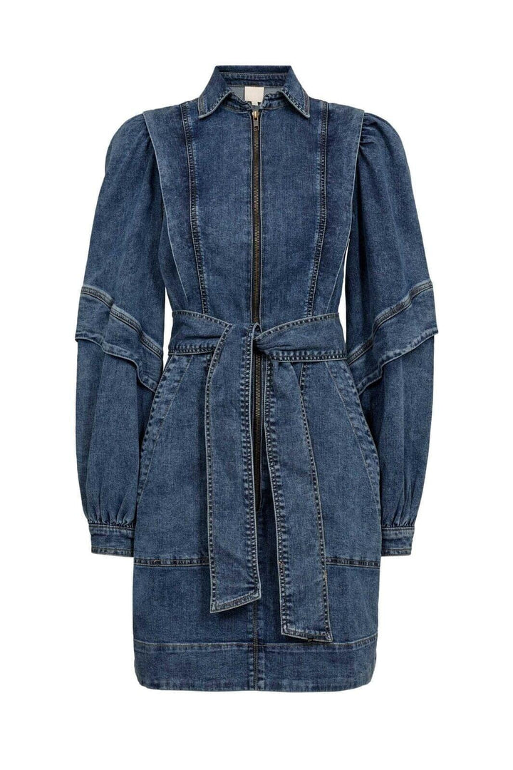 Gossia - Myliago Dress G2627 - Mid Blue Denim Kjoler 