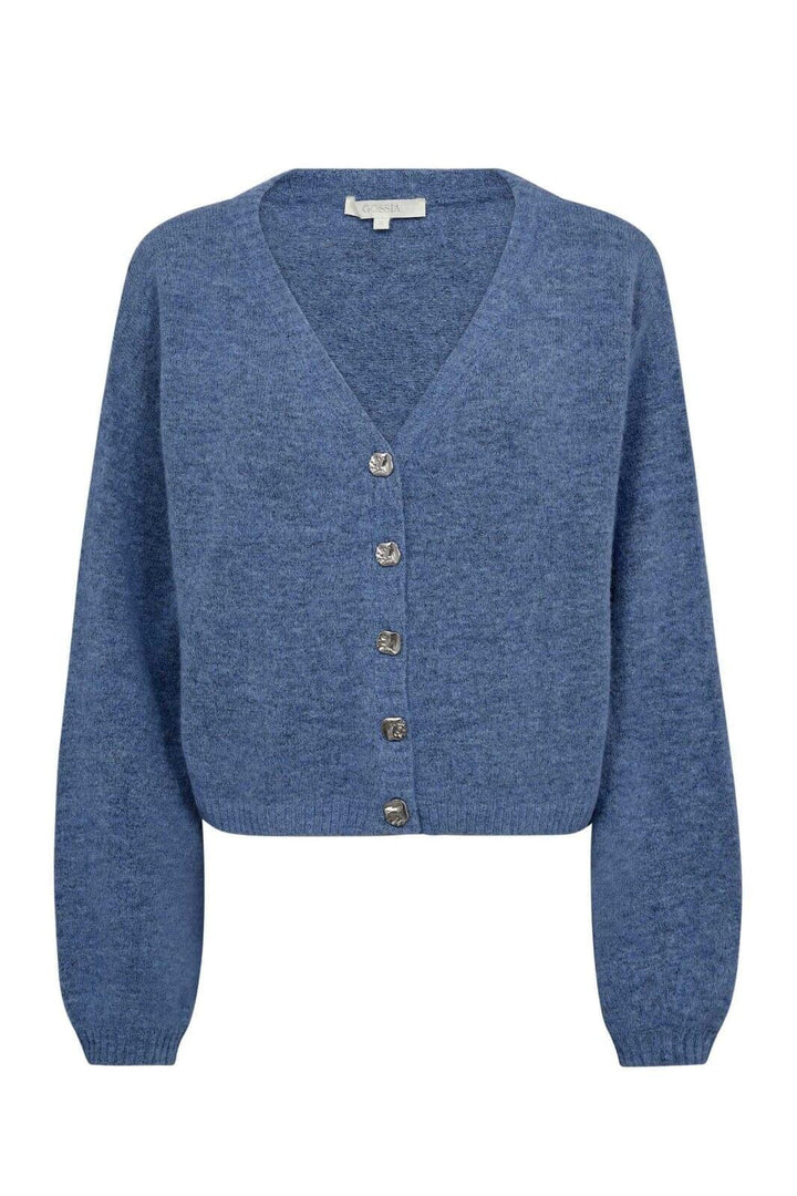 Gossia - Rosiego Cardigan G2760 - Blue Melange Cardigans 