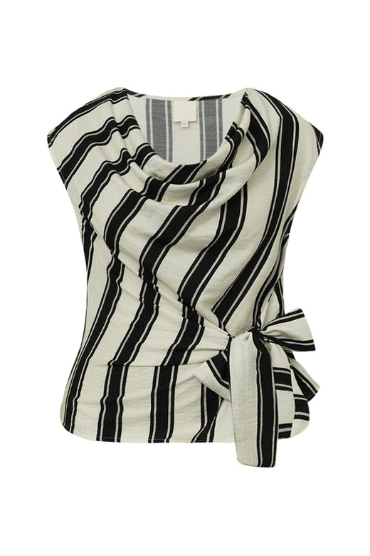 Gossia - Sagarago Jo Blouse G2929 - Sand Black Stripes