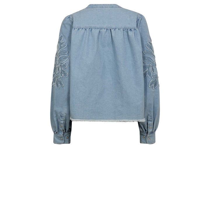 Gossia - Salomago Blouse G2747 - Light Blue Denim Bluser 