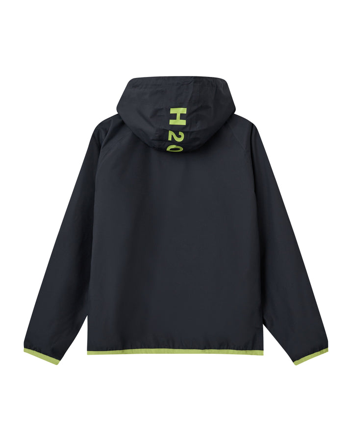 H2O - H2Rømø Festival Lw Rain Jacket Packable 100980-2 - 7021 - Navy/Lime Regntøj 