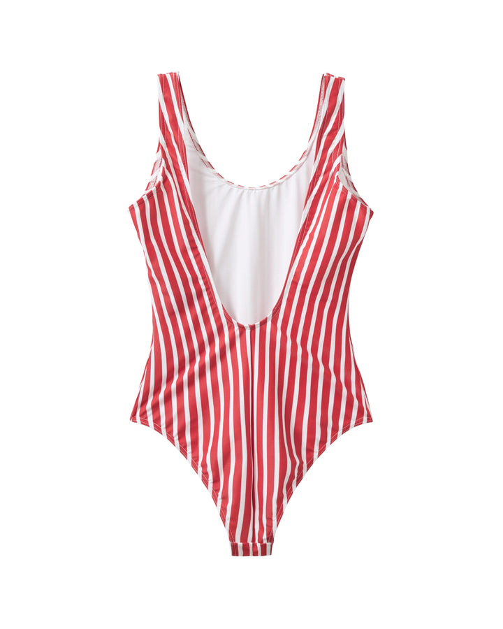 H2O - Stripe Swimsuit 101014 - 2000 - Red Badedragter 